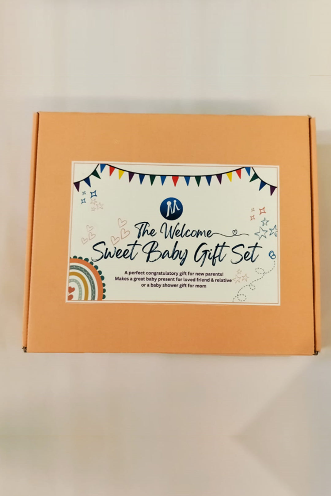 A_PERFECT_CONGRATULATORY_GIFT_FOR_NEW_PARENTS_The_Momiandme_NewBorn_Gift_Box_Gift_Hamper_Unisex_Clothing_Set_Infants_Essentials_Baby_Shower_5_piece_set_For_BabyBoy_and_BabyGirl_giftBox