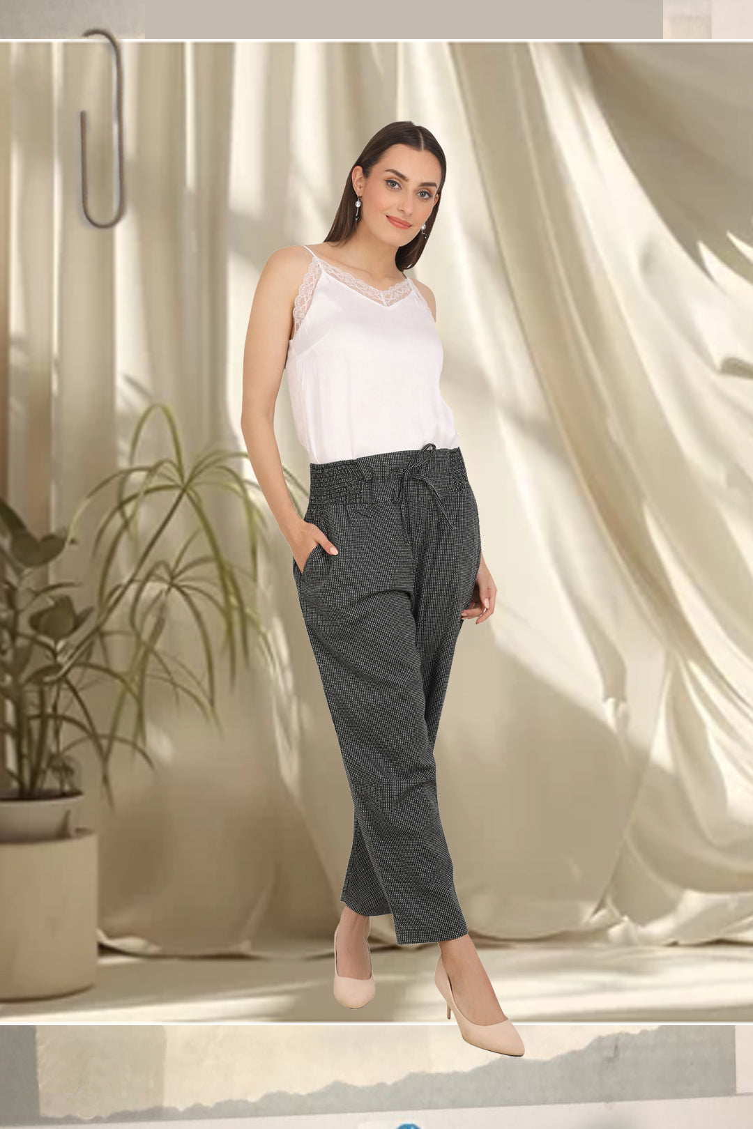 Gingham Pant-classic style