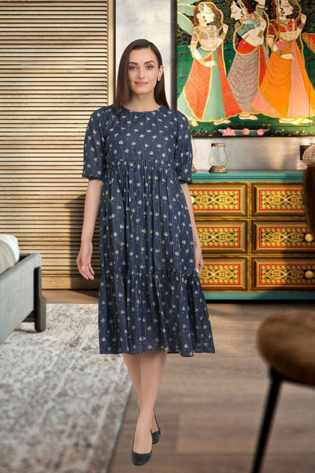 Zifi Printed One Piece Dress - Momiandme