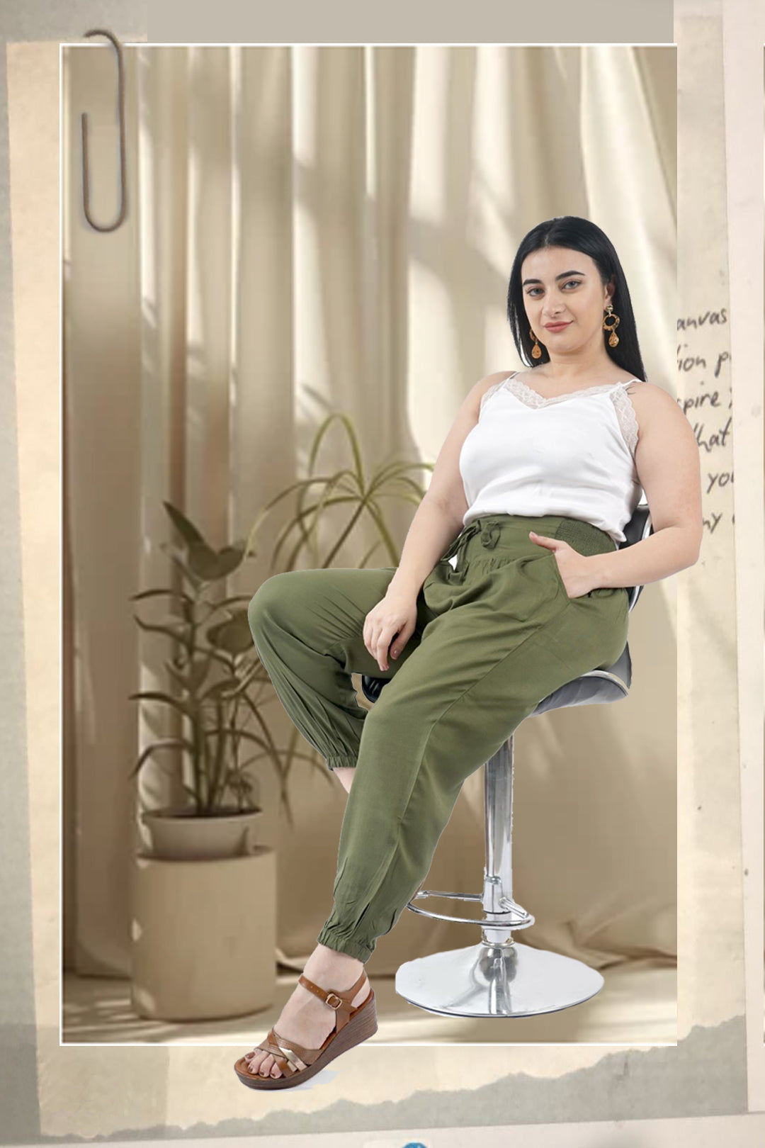 Versatile smocked waist pants for all occasions-RELAXED FIT WAIST