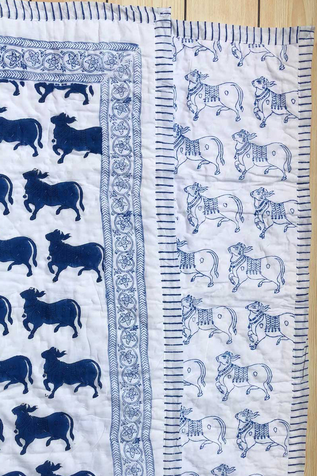 Blue Holy Cow Quilt