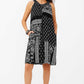 Rayon Bandana Print Shift Dress