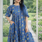 Sage Dress (Red/Blue)