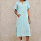 Aqua Align Engineered striped -Mintpastel  long tunic *kurta)