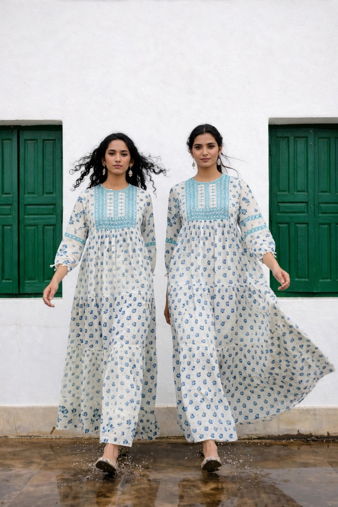 Sattva - Block Print Panel Dress