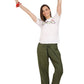 Versatile smocked waist pants for all occasions-RELAXED FIT WAIST