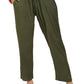 Versatile smocked waist pants for all occasions-RELAXED FIT WAIST