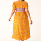 Marigold Border neckline Dress
