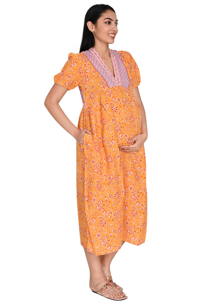 MarigoldMaternityDress1