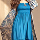 Rayon Smoking Ethnic Dress With Paisley Lurex Jacket Shrug