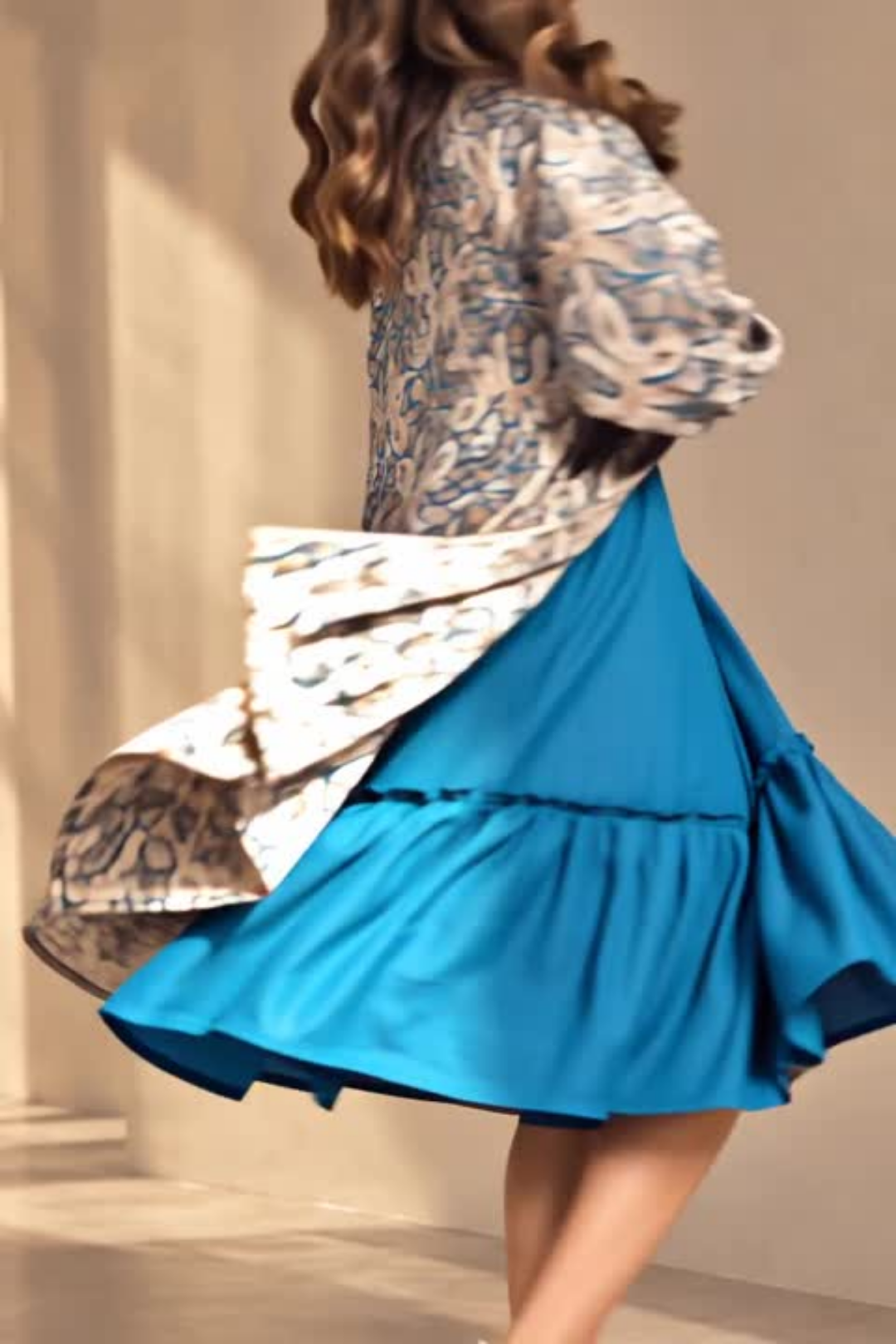 Rayon Smoking Ethnic Dress With Paisley Lurex Jacket Shrug
