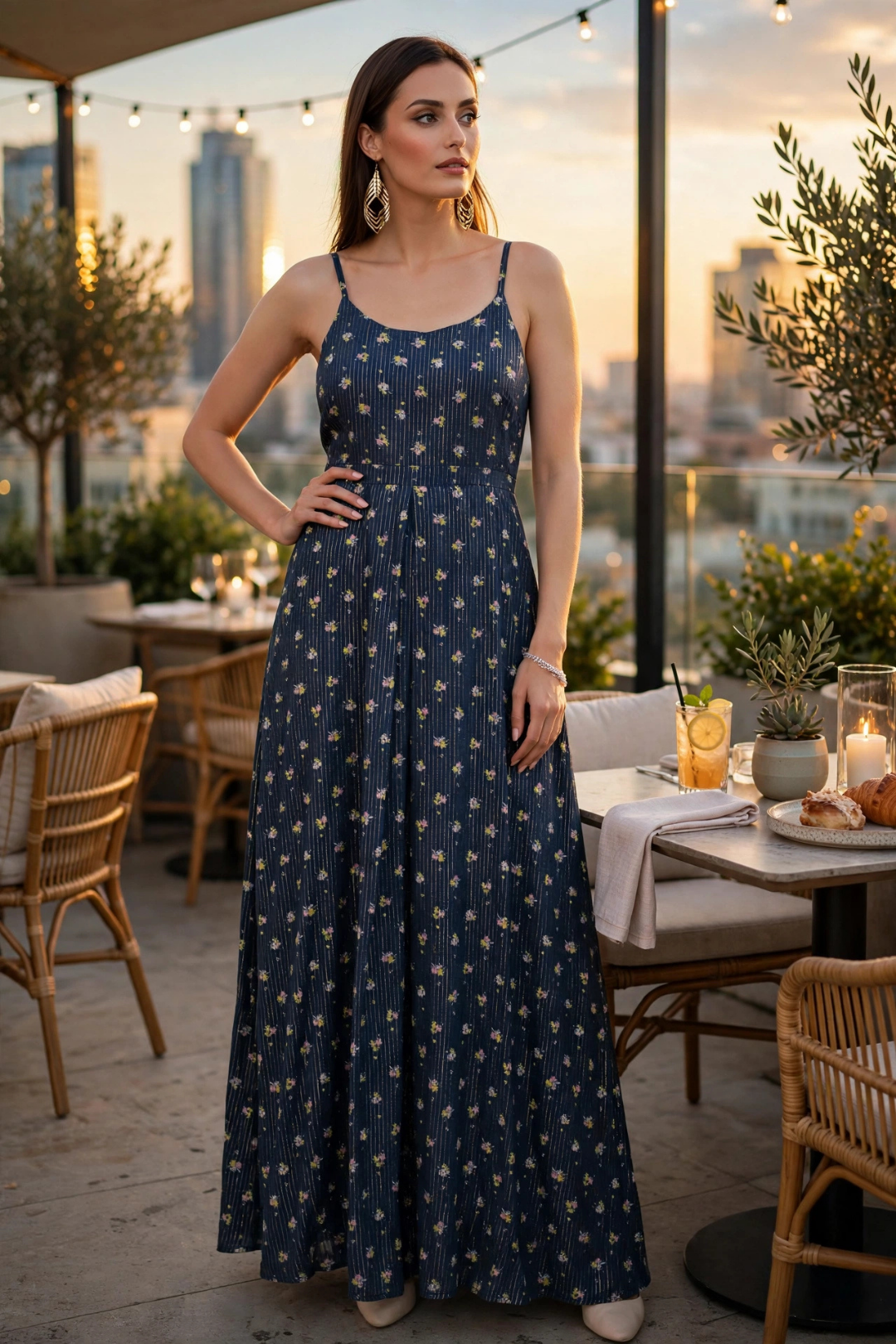 Zena back knot Dress