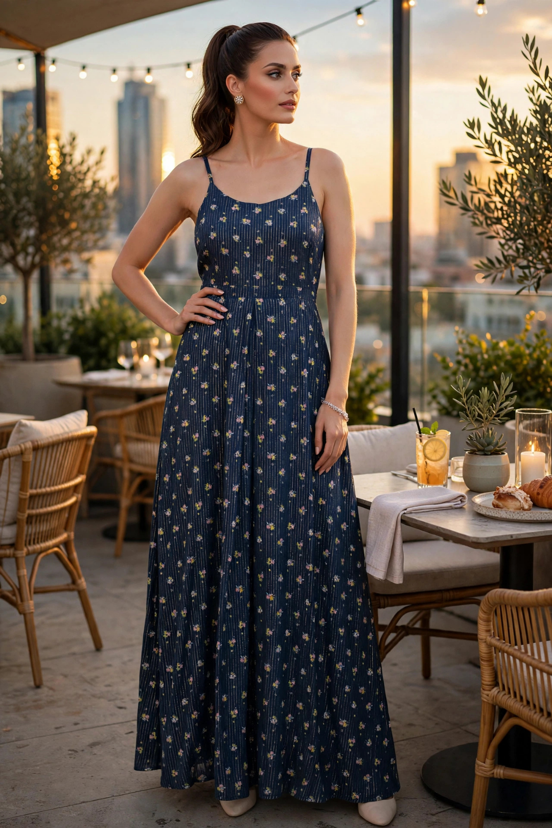 Zena back knot Dress