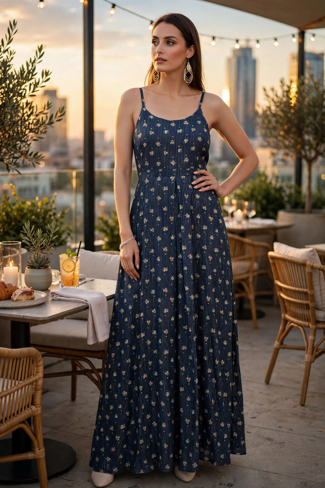 Zena back knot Dress
