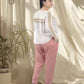 Casual smocked waist Trousers for women