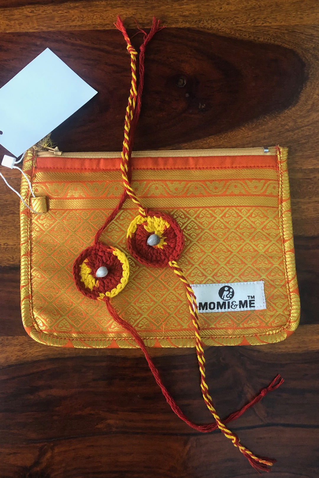 Rakhi silk brocade gift pouches