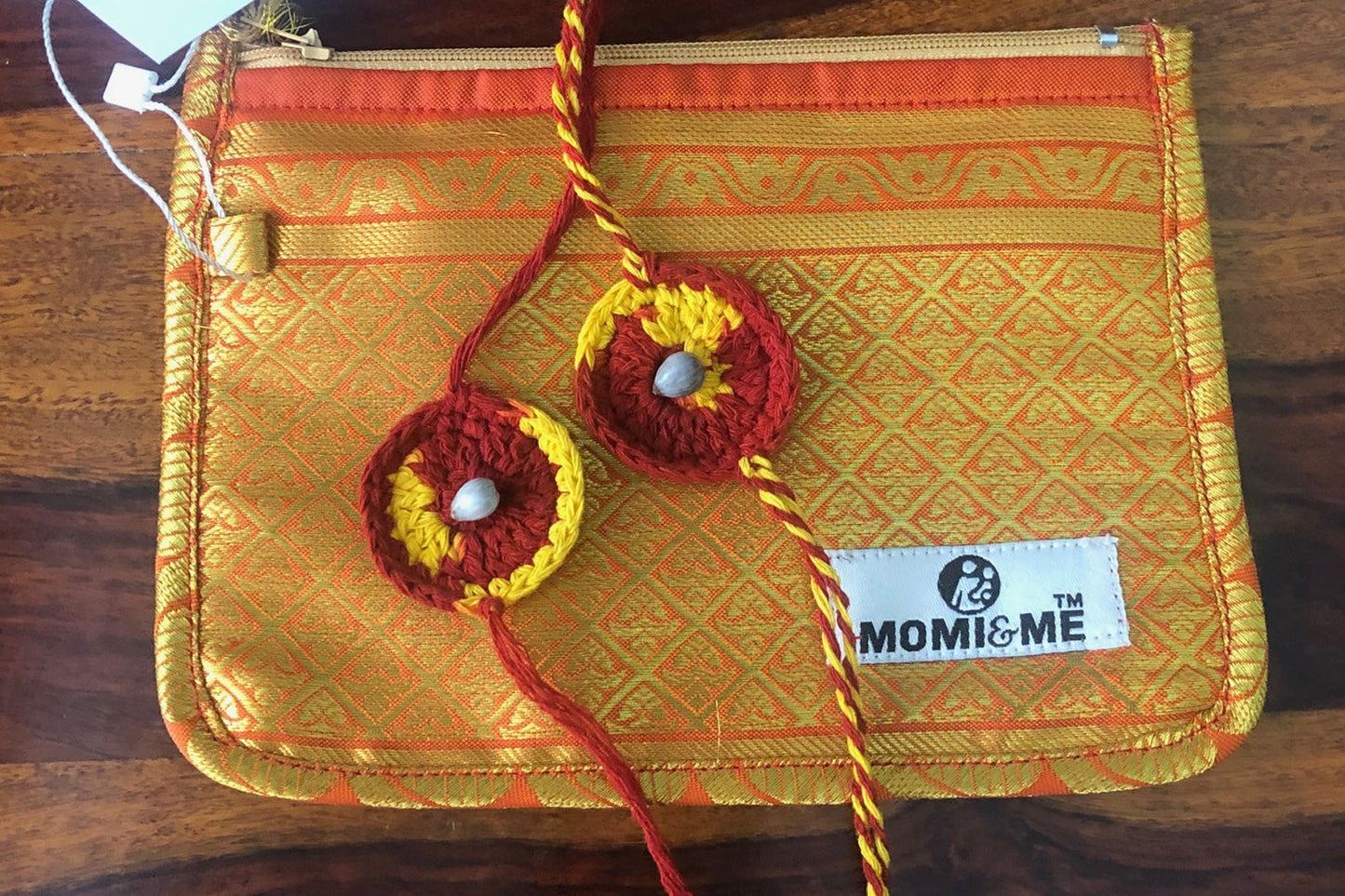 Rakhi silk brocade gift pouches