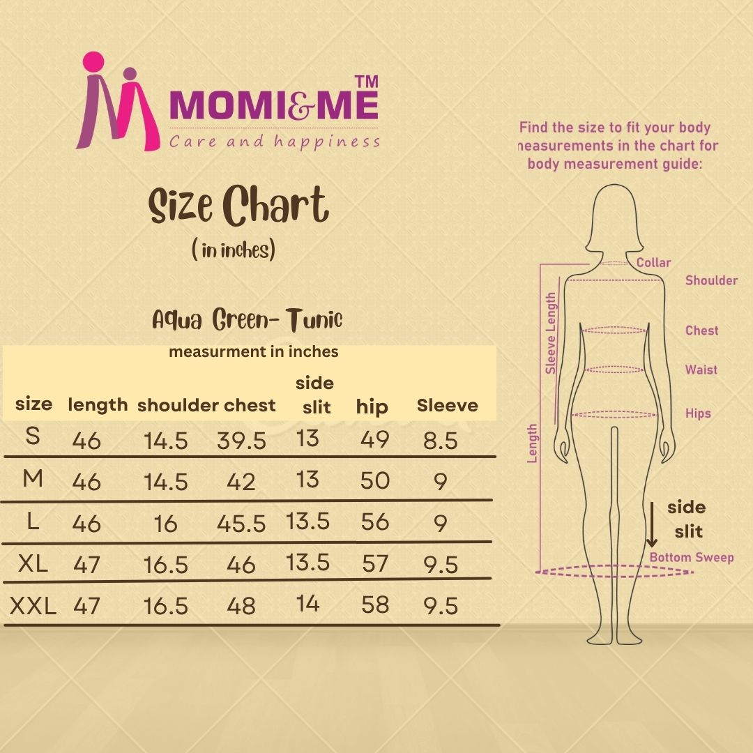 Aqua Align Engineered striped -Mintpastel  long tunic *kurta)
