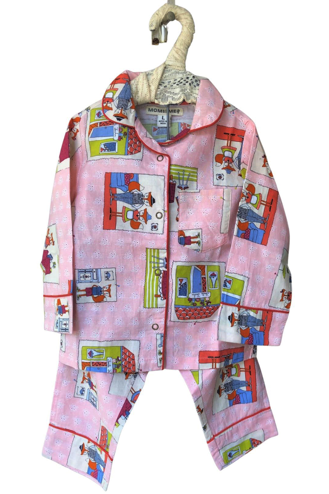 Bedtime stories shirt pajma -2pcs - Baby sleep wear2