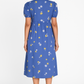 Blue Daisy Floral Dress