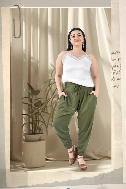 Versatile smocked waist pants for all occasions-RELAXED FIT WAIST