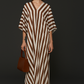 Sienna Striped Maxi Kaftan