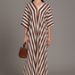 Sienna Striped Maxi Kaftan