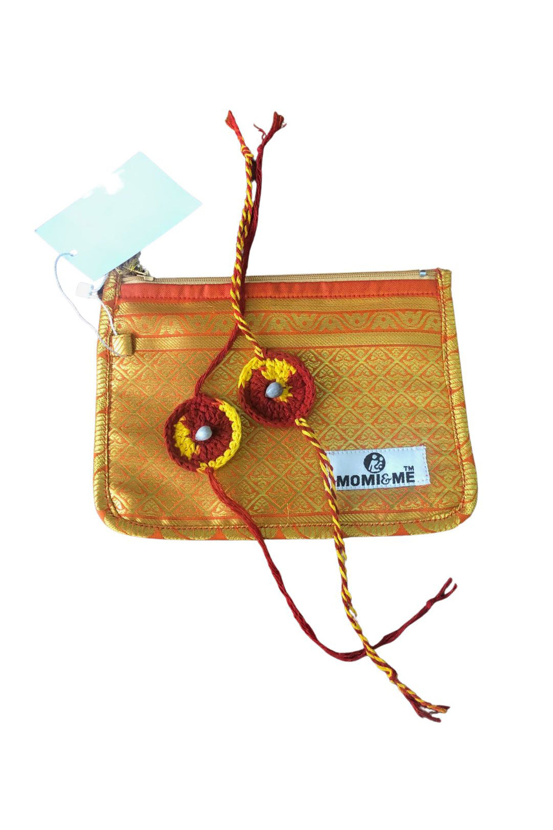 Rakhi silk brocade gift pouches