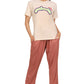 Casual smocked waist Trousers for women