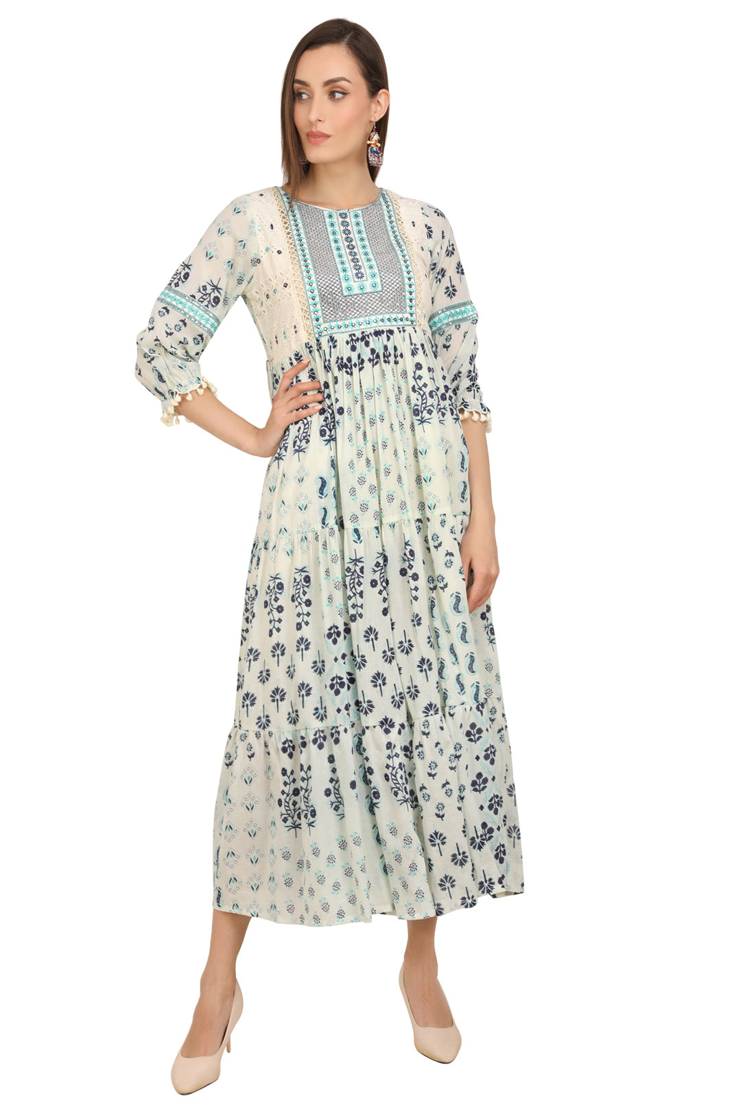 Sattva - Block Print Panel Dress