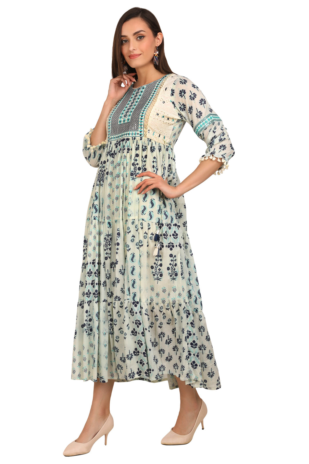 Sattva - Block Print Panel Dress