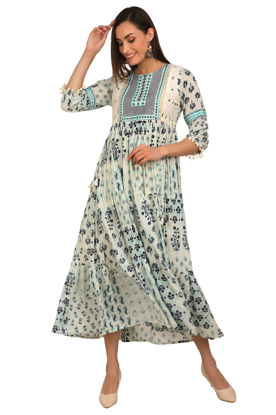 Sattva - Block Print Panel Dress