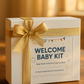 The Welcome Sweet Baby - A Perfect Congratulatory Gift for New Parents! | The Momiandme NewBorn Gift Box | Gift Hamper| Unisex Clothing Set | Infants Essentials | Baby Shower | 5 piece set | For BabyBoy and BabyGirl