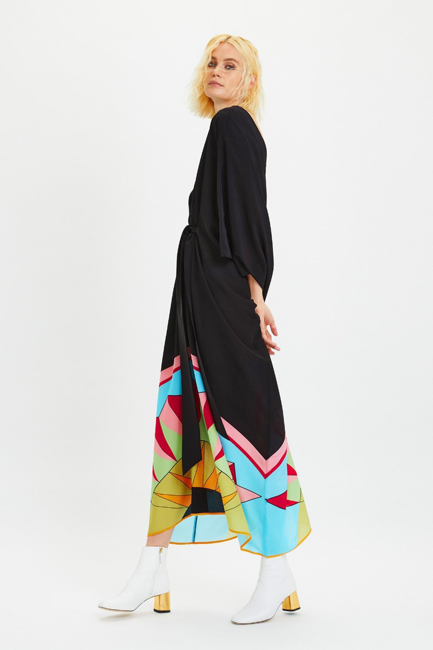 Black Sun Ray Kaftan