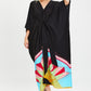 Black Sun Ray Kaftan