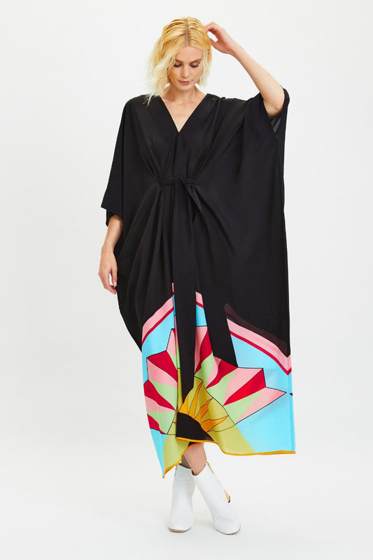 Black Sun Ray Kaftan