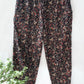 Black Ditsy floral PJ Set-1