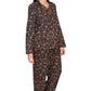 Black Ditsy floral PJ Set-2