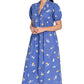 Blue Daisy Floral Dress-1