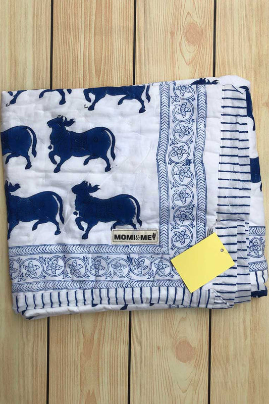 Blue Holy Cow Quilt