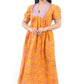 Marigold Border neckline Dress