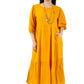 Sage Yellow Rayon Dress-1