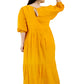 Sage Yellow Rayon Dress-5