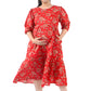 Doris Red Dress-MOMIANDME