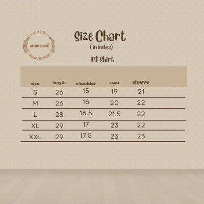 Azetch PJ Set_SizeChart_PJShirt