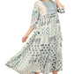 Sattva - Embroidred Block Print Dress