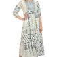 Sattva - Embroidred Block Print Dress