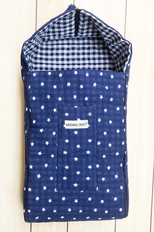 Star Gingham Baby Carrier Nest