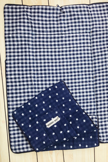 Star Gingham Baby Carrier Nest