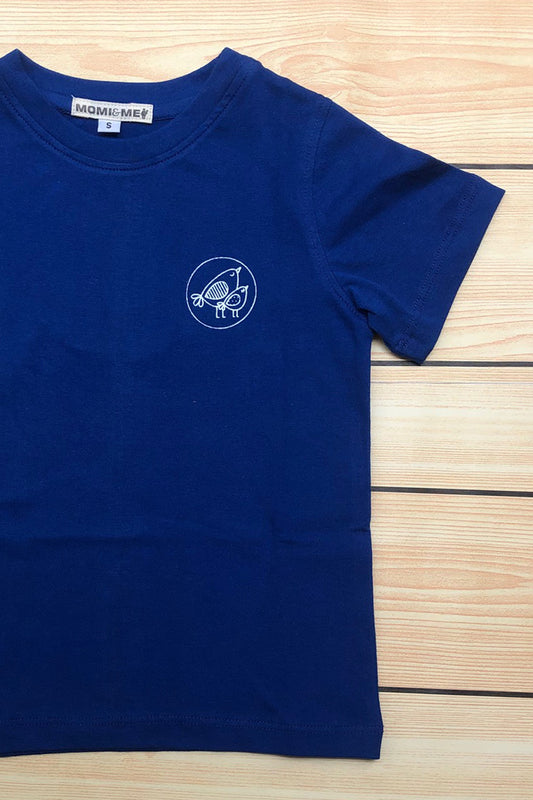 Egypt Blue Sparrow Cotton T-Shirt